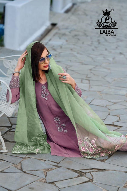 295 Laiba Georgette Pakistani Readymade Suits