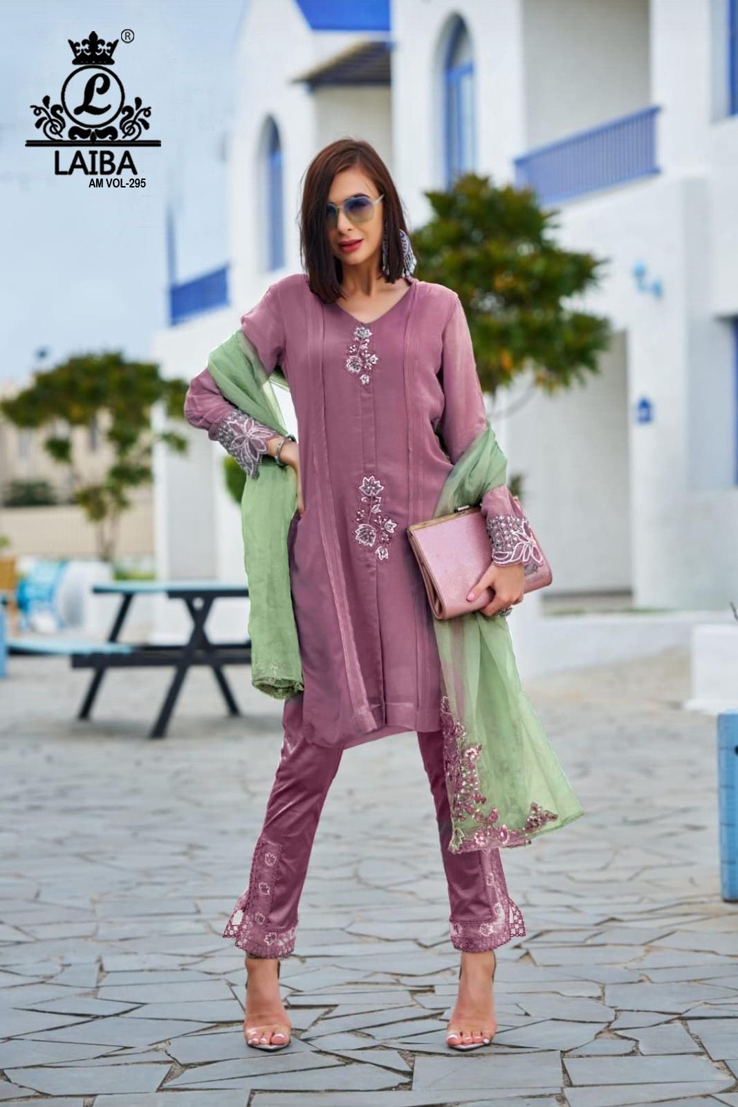 295 Laiba Georgette Pakistani Readymade Suits