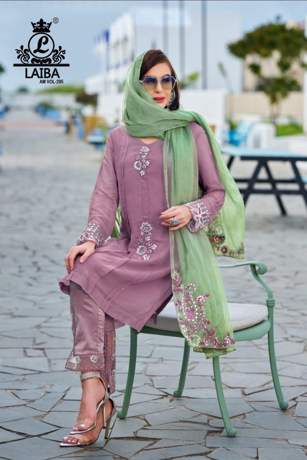 295 Laiba Georgette Pakistani Readymade Suits