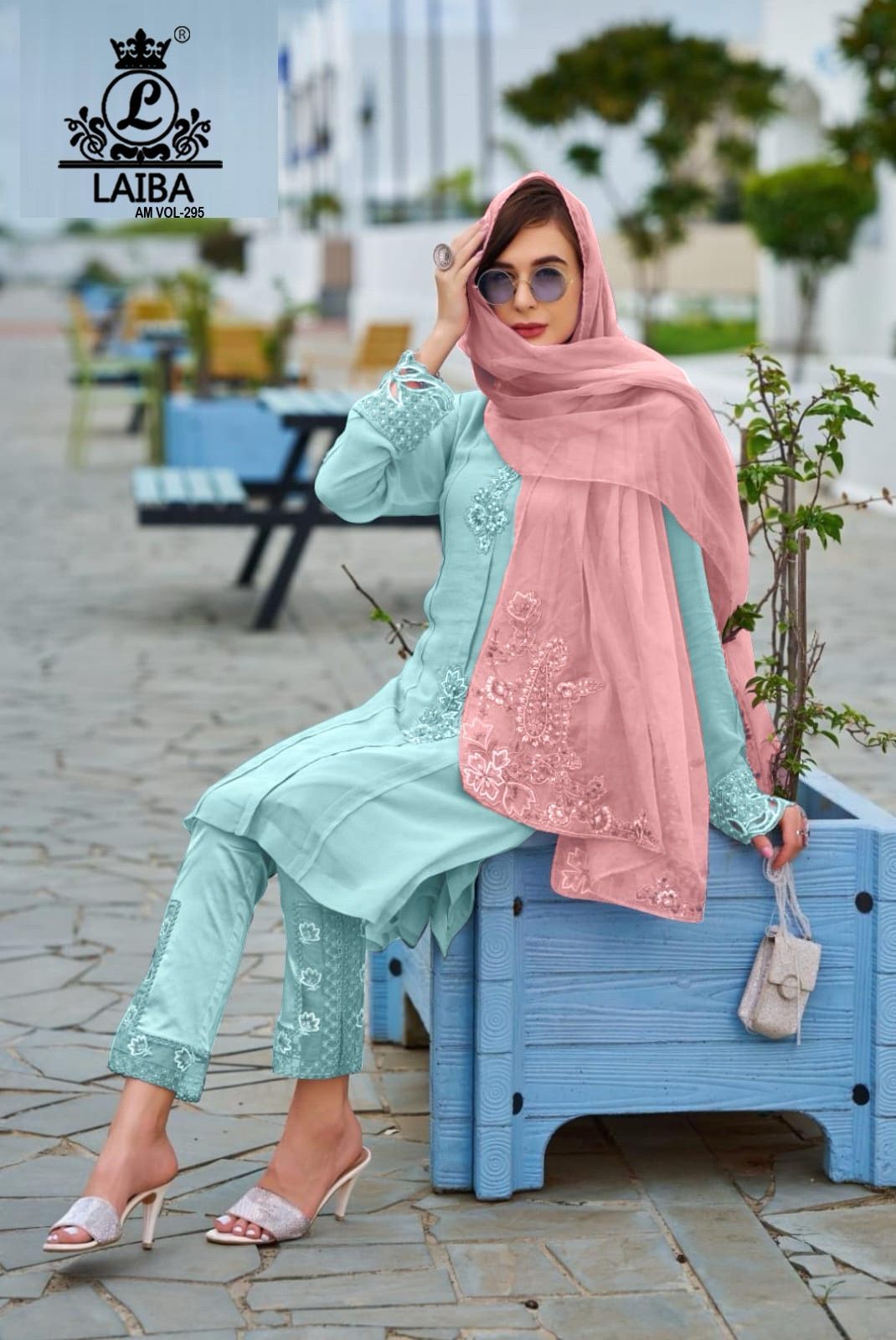 295 Laiba Georgette Pakistani Readymade Suits