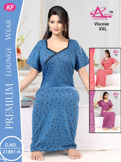 2Xl-2002 Aayra Night Gowns