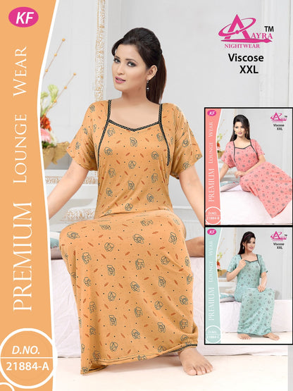 2Xl-2002 Aayra Night Gowns