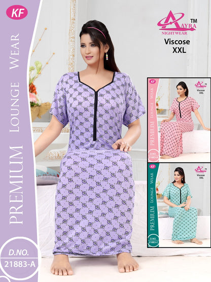 2Xl-2002 Aayra Night Gowns