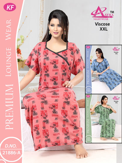 2Xl-2002 Aayra Night Gowns