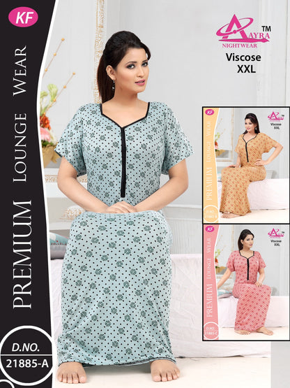 2Xl-2002 Aayra Night Gowns