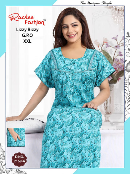 2Xl-2201 Ruchee Fashion Night Gowns