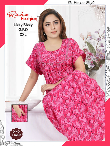 2Xl-2201 Ruchee Fashion Night Gowns