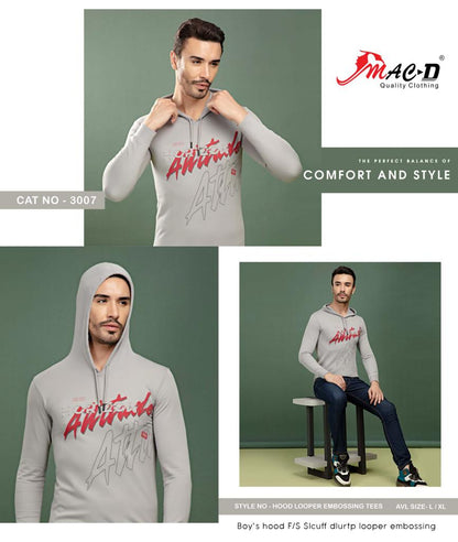 3007 Mac D Looper Mens Tshirts