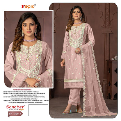 3011-Sanober Fepic Organza Pakistani Readymade Suits