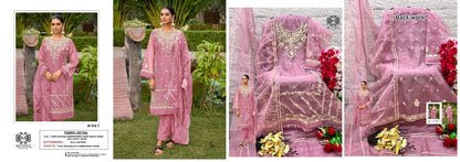 302-Colour Mushq Organza Pakistani Salwar Suits