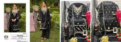 302-Colour Mushq Organza Pakistani Salwar Suits