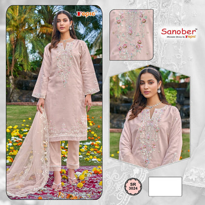 3024-Sanober Fepic Organza Pakistani Readymade Suits