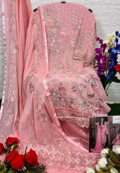 3024 Zarqash Georgette Pakistani Salwar Suits
