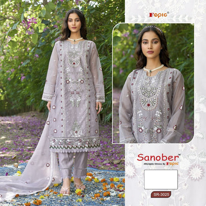 3025-Sanober Fepic Organza Pakistani Readymade Suits