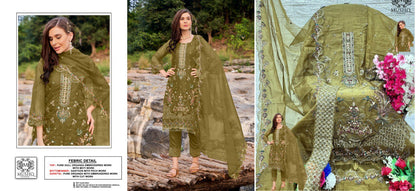302 Mushq Organza Pakistani Salwar Suits