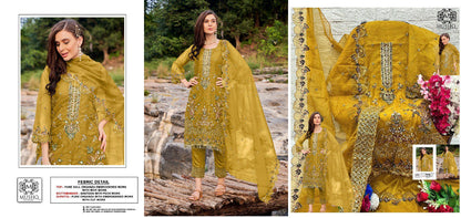 302 Mushq Organza Pakistani Salwar Suits