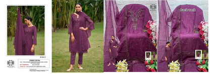 303 Mushq Organza Pakistani Salwar Suits