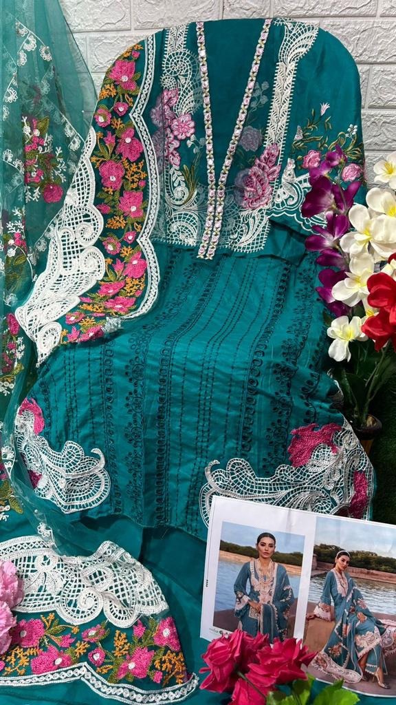 303 Ziaaz Designs Cotton Pakistani Salwar Suits - Main Image