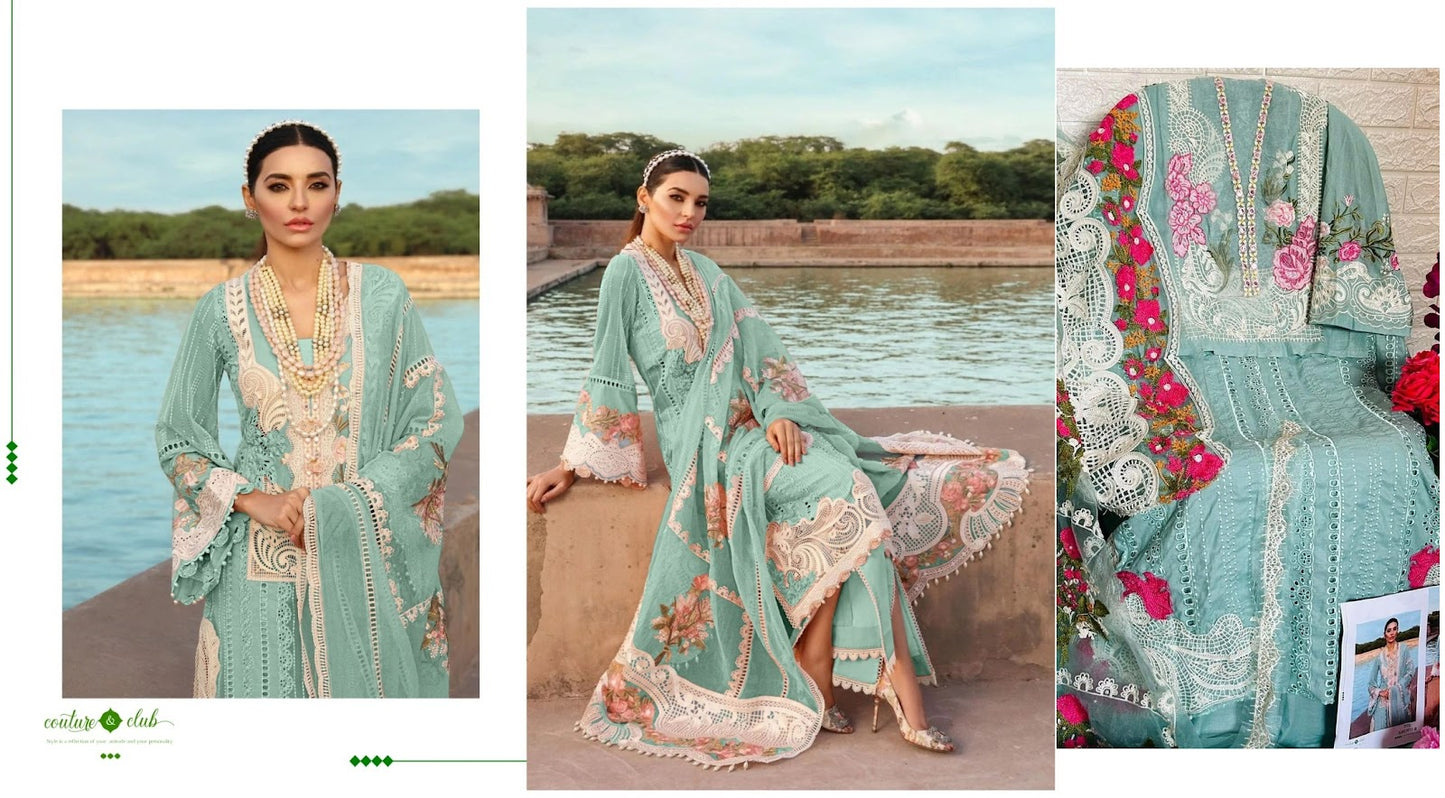 303 Ziaaz Designs Cotton Pakistani Salwar Suits