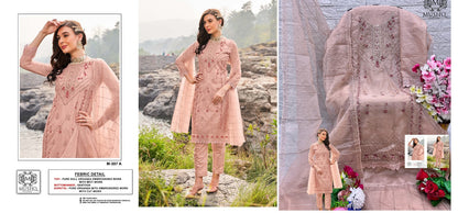 307 Mushq Organza Pakistani Salwar Suits