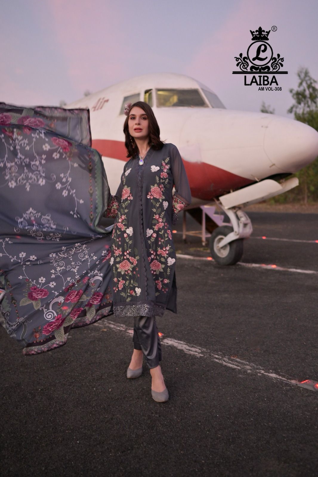 308 Laiba Georgette Pakistani Readymade Suits