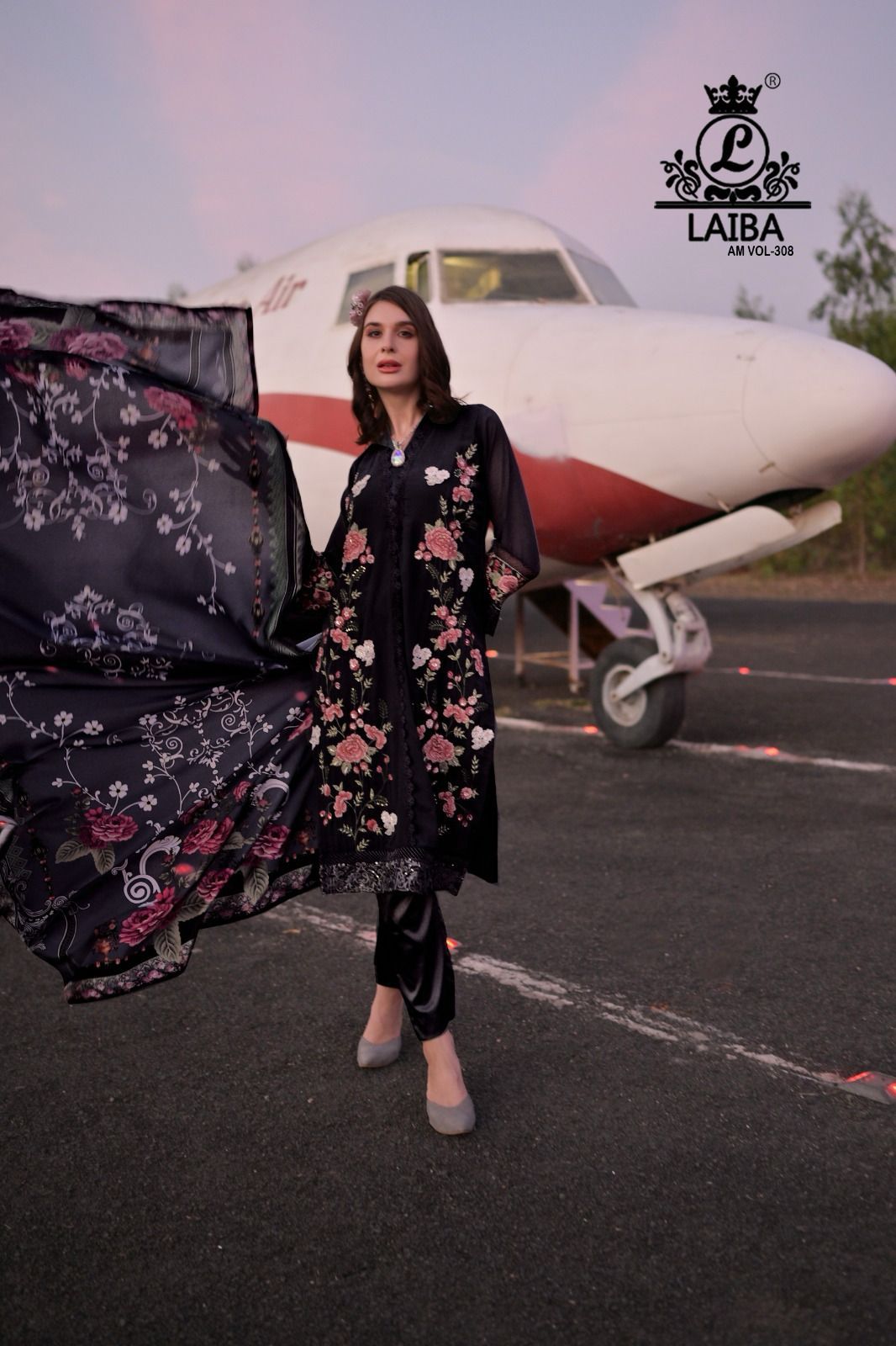 308 Laiba Georgette Pakistani Readymade Suits