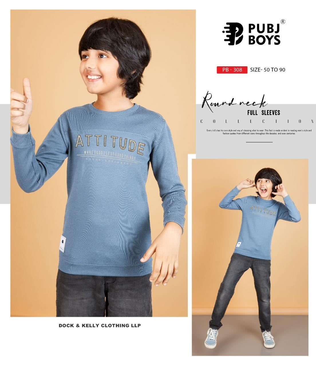 308 Pubj Imported Boys Tshirt