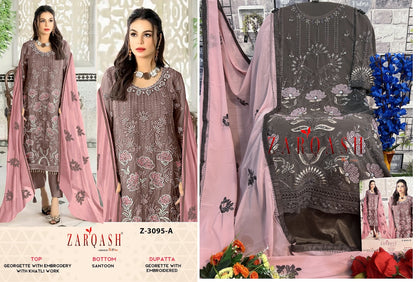 3095 Zarqash Georgette Pakistani Salwar Suits