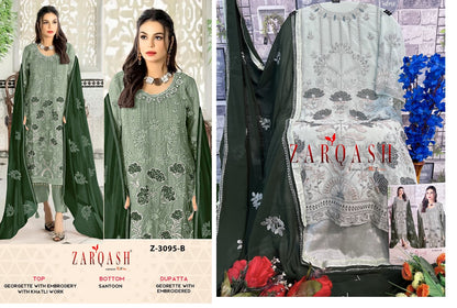 3095 Zarqash Georgette Pakistani Salwar Suits