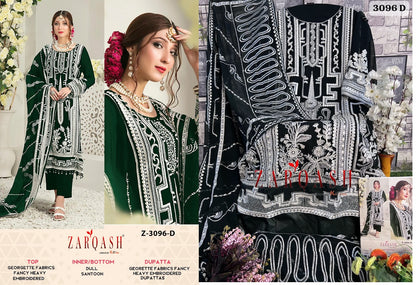 3096 Zarqash Georgette Pakistani Salwar Suits