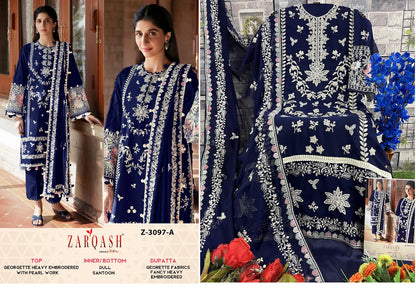 3097 Zarqash Georgette Pakistani Salwar Suits
