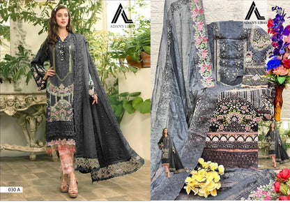 30 Adans Libas Cotton Pakistani Patch Work Suits