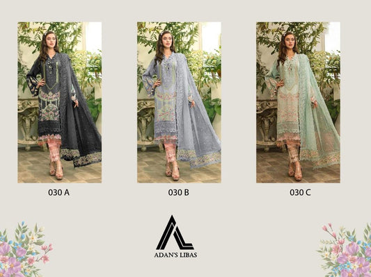 30 Adans Libas Cotton Pakistani Patch Work Suits