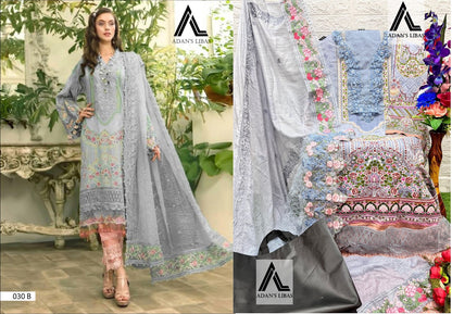 30 Adans Libas Cotton Pakistani Patch Work Suits