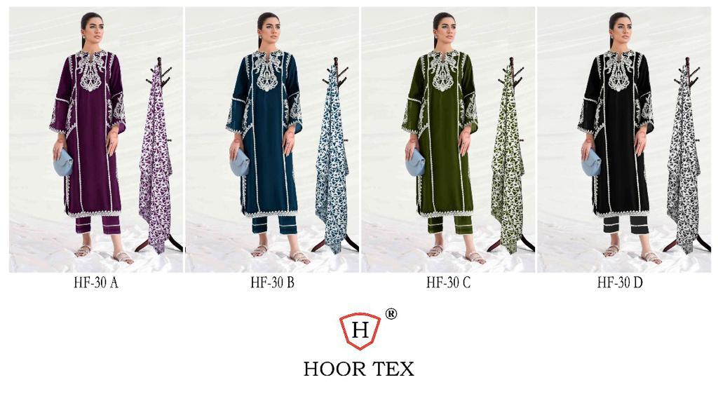 30 Hoor Tex Georgette Pakistani Readymade Suits