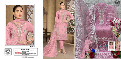 310 Mushq Organza Pakistani Salwar Suits