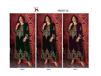 32211 Deepsy Velvet Suits