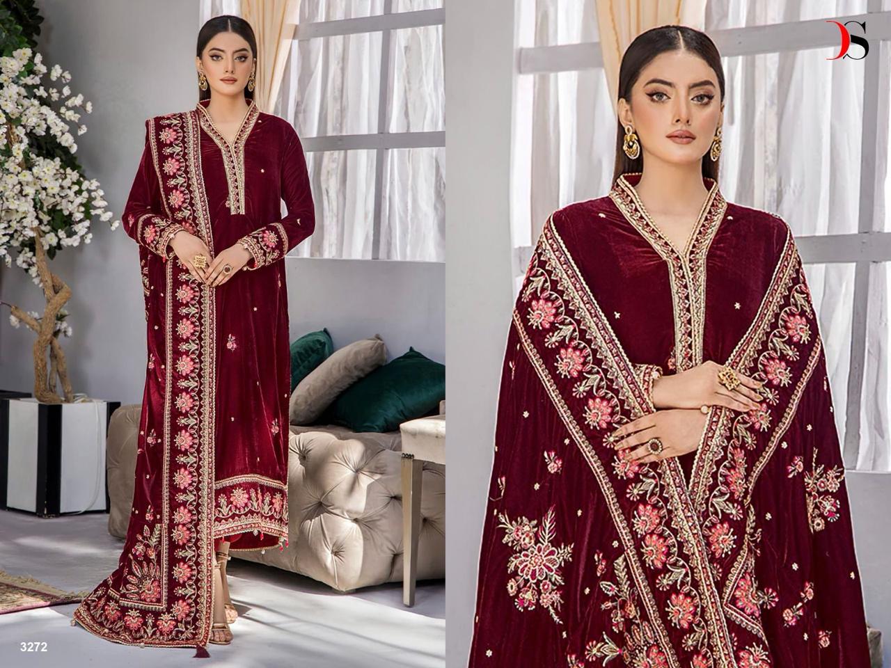 3271-3274 23-3 Deepsy Velvet Suits