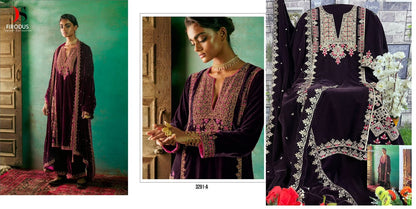 3291-Firodus Deepsy Velvet Suits