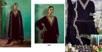 3293 Deepsy Velvet Suits