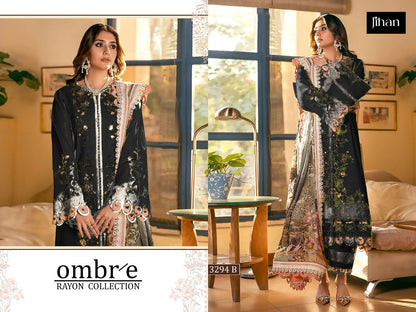3294 Ombre Jihan Rayon Pakistani Salwar Suits