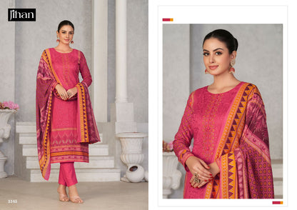 3310-3345-3408 Jihan Lawn Karachi Salwar Suits