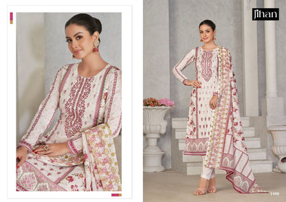 3310-3345-3408 Jihan Lawn Karachi Salwar Suits