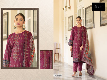 3334 Colours Jihan Lawn Pakistani Salwar Suits