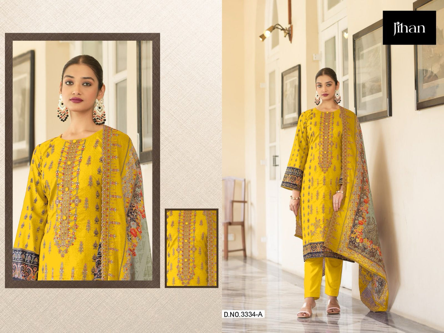 3334 Colours Jihan Lawn Pakistani Salwar Suits