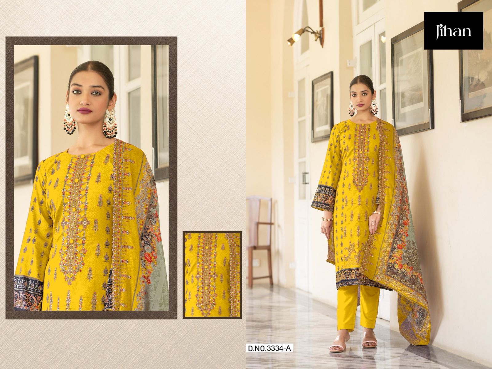 3334 Colours Jihan Lawn Pakistani Salwar Suits