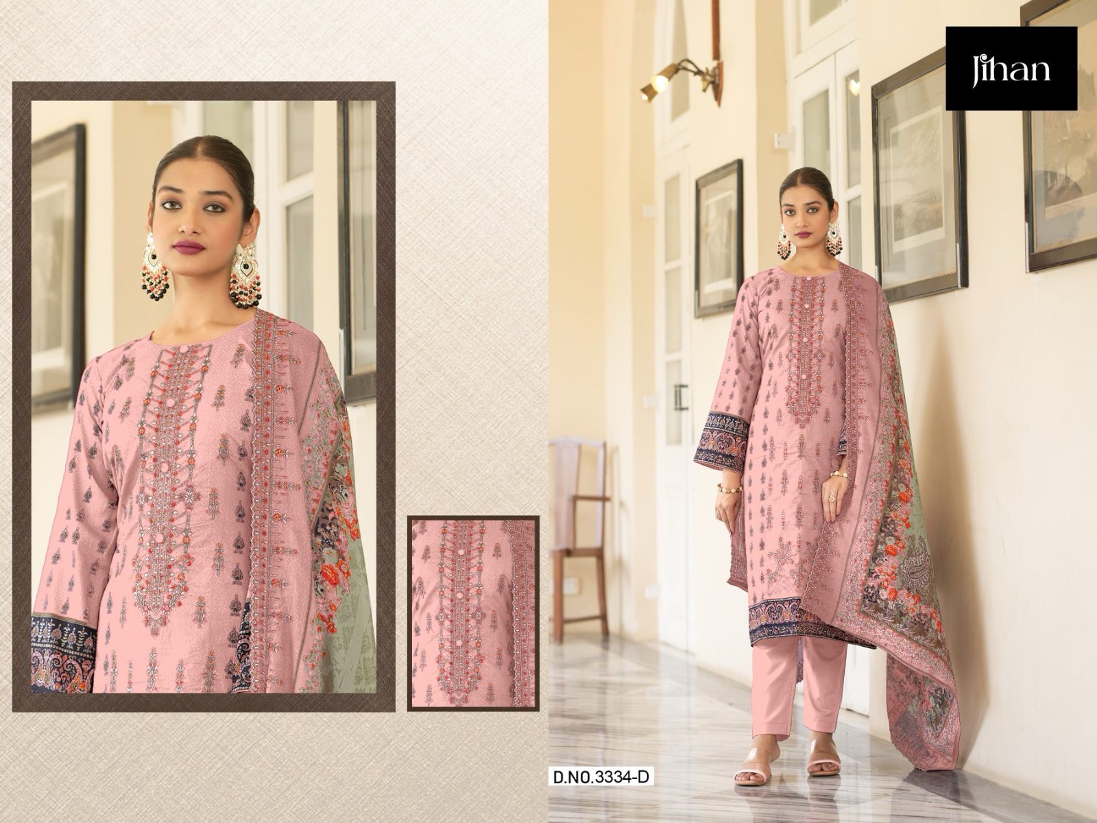 3334 Colours Jihan Lawn Pakistani Salwar Suits