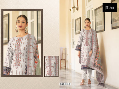 3334 Colours Jihan Lawn Pakistani Salwar Suits