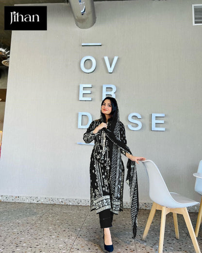 3358-3359 Jihan Lawn Karachi Salwar Suits