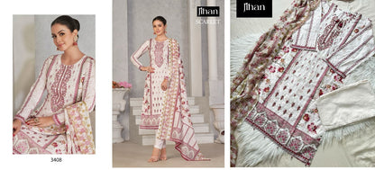 3408 Jihan Lawn Karachi Salwar Suits